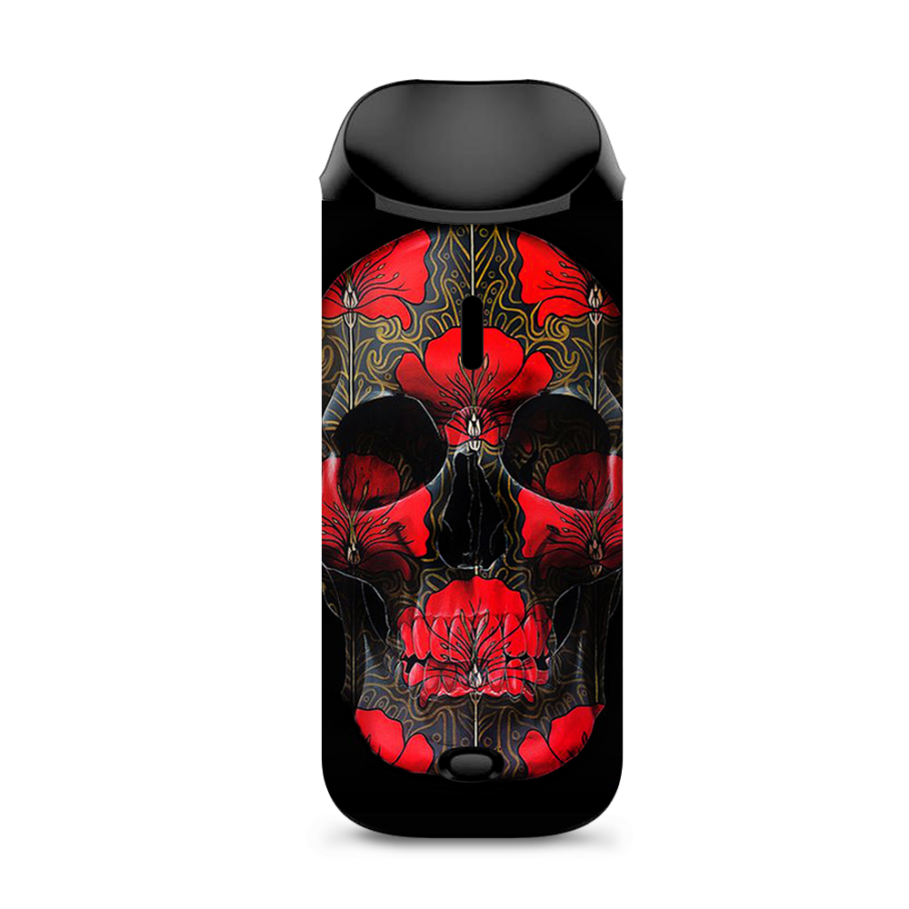  Dark Flowers Skull Art Vaporesso Nexus AIO Kit Skin