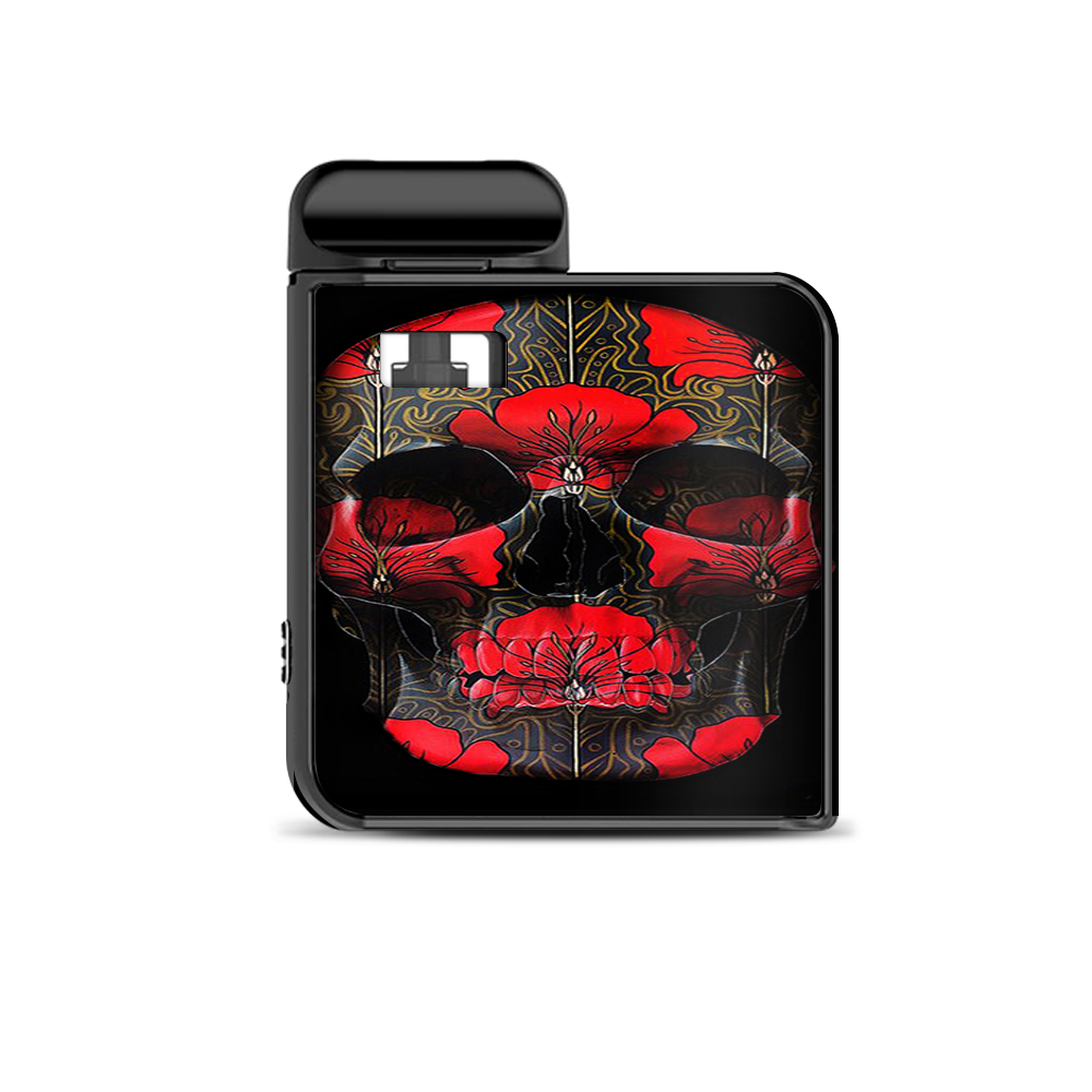  Dark Flowers Skull Art Smok Mico Kit Skin