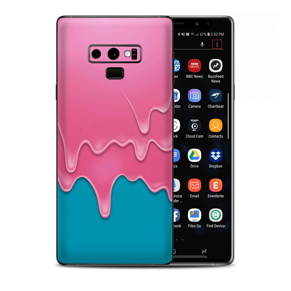 Dripping Ice Cream Drips Samsung Galaxy Note 9 Skin