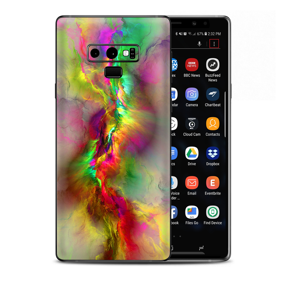 Color Explosion Colorful Design Samsung Galaxy Note 9 Skin