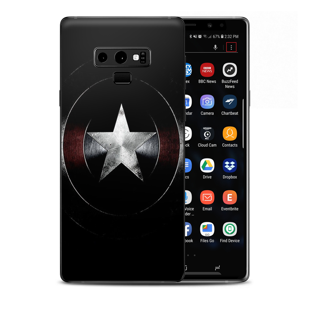 America Shield Samsung Galaxy Note 9 Skin