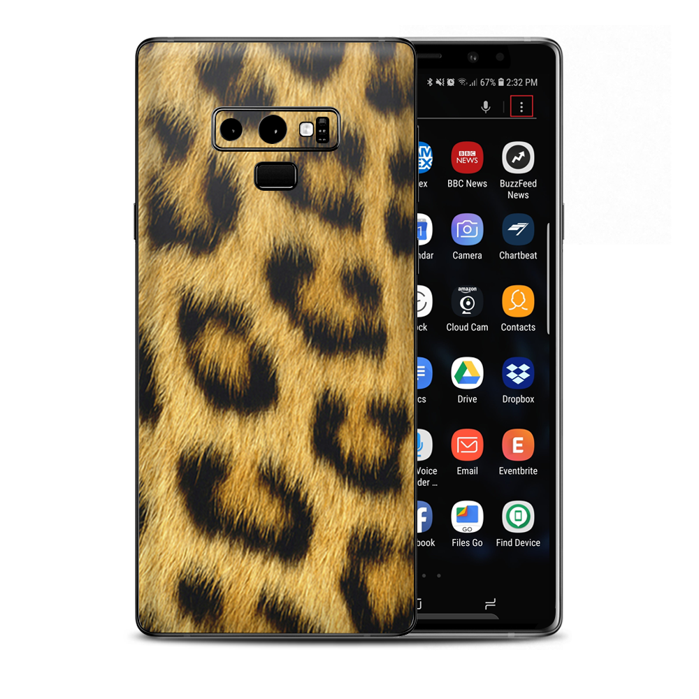 Cheetah Print Samsung Galaxy Note 9 Skin