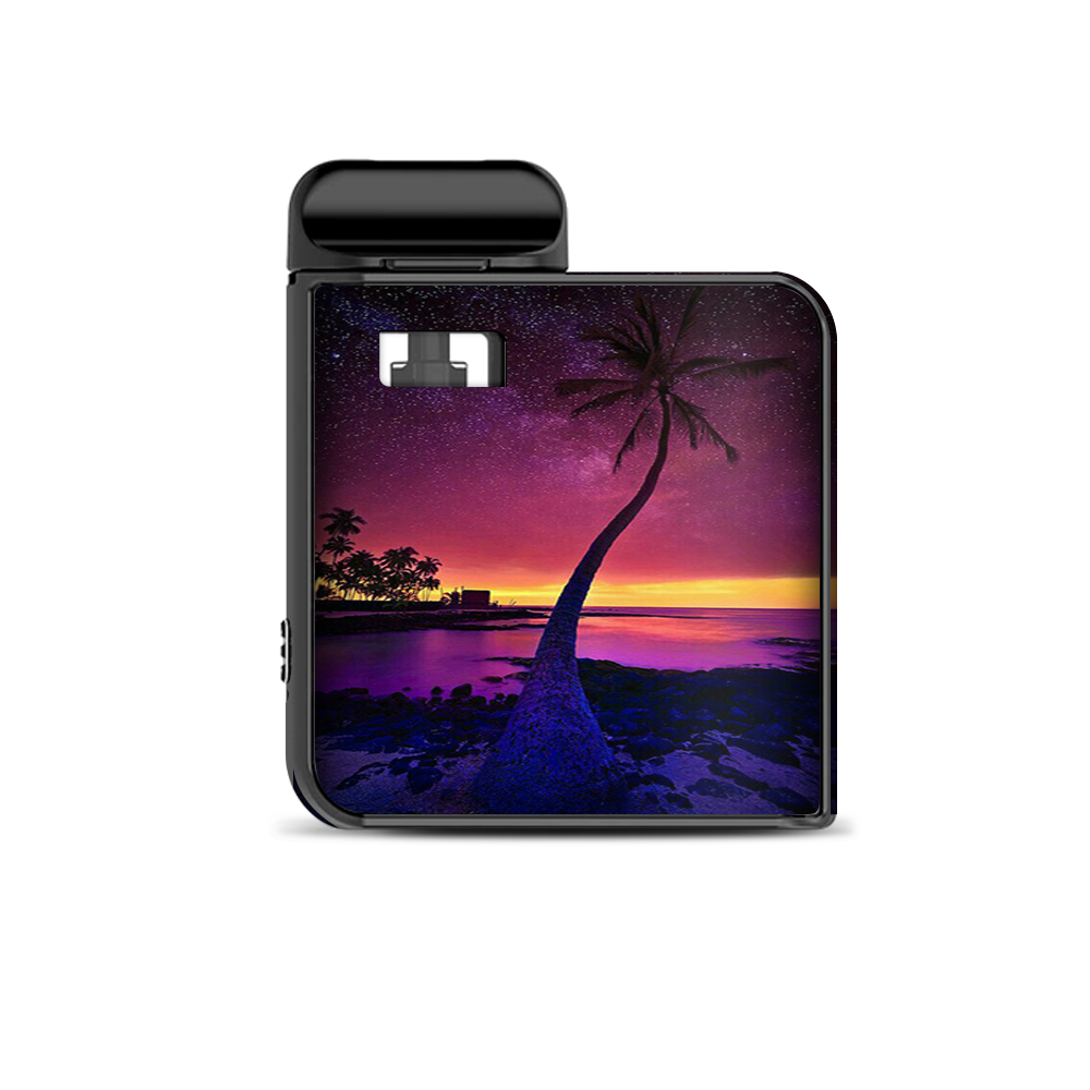  Palm Tree Stars And Sunset Purple Smok Mico Kit Skin