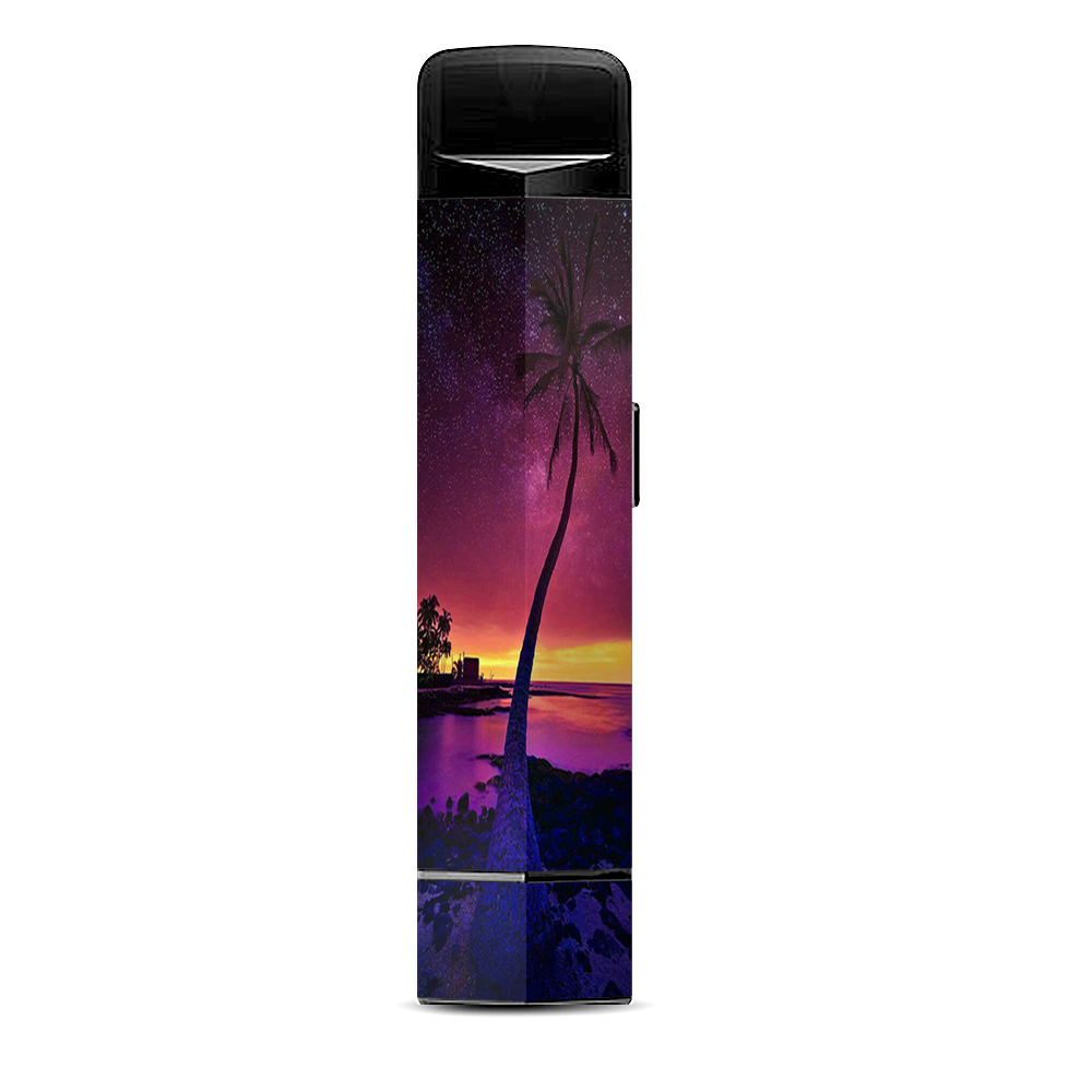  Palm Tree Stars And Sunset Purple Suorin Edge Pod System Skin