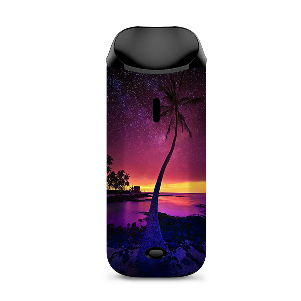  Palm Tree Stars And Sunset Purple Vaporesso Nexus AIO Kit Skin