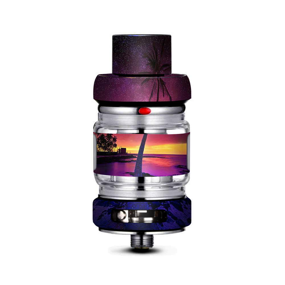  Palm Tree Stars And Sunset Purple Freemax Mesh Pro Tank Skin