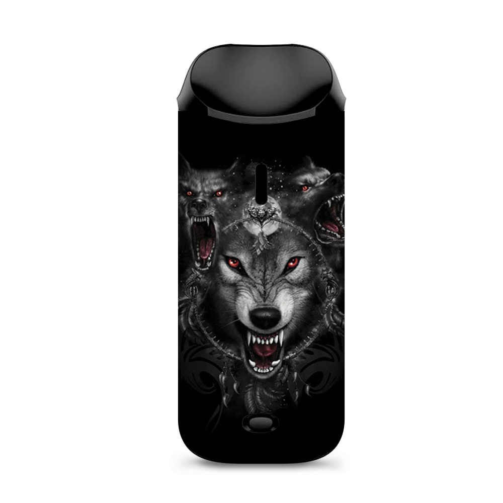  Angry Wolves Pack Howling Vaporesso Nexus AIO Kit Skin