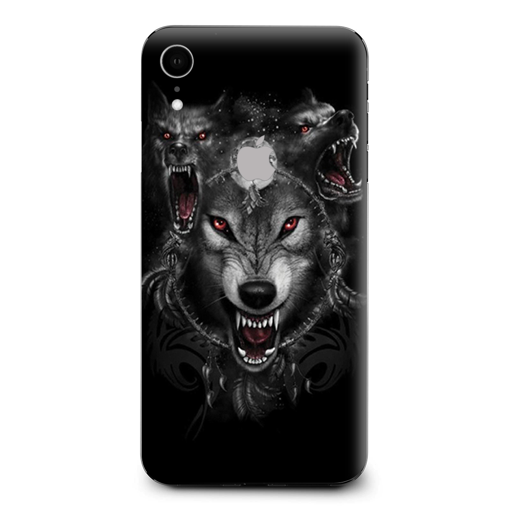 Angry Wolves Pack Howling Apple iPhone XR Skin