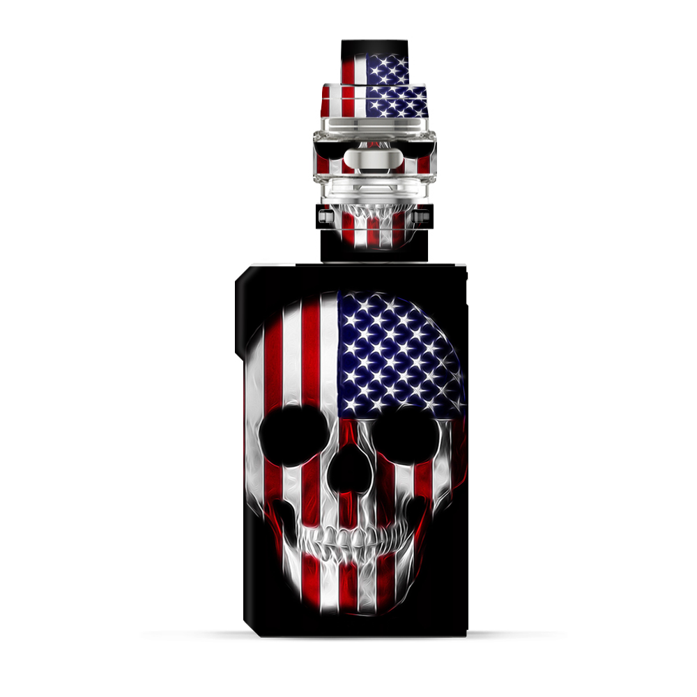 American Skull Flag In Skull