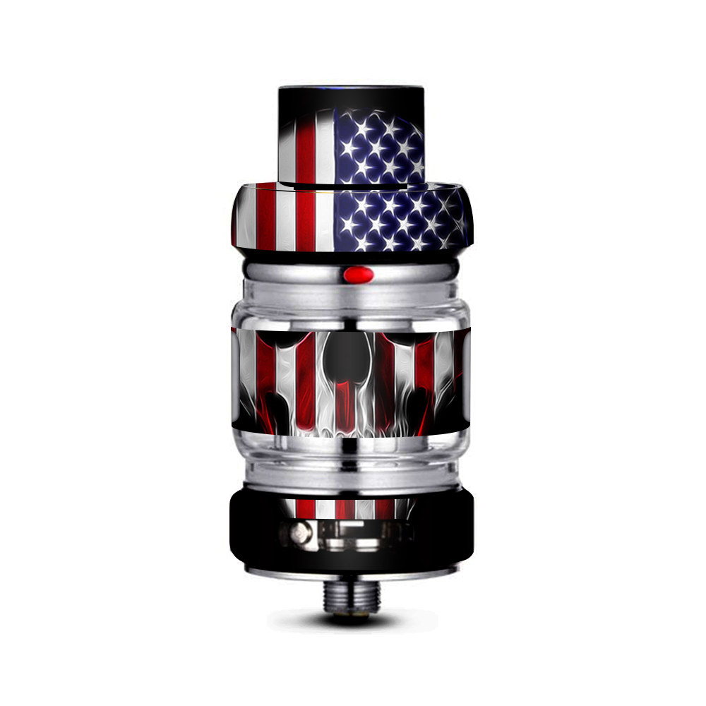  American Skull Flag In Skull Freemax Mesh Pro Tank Skin