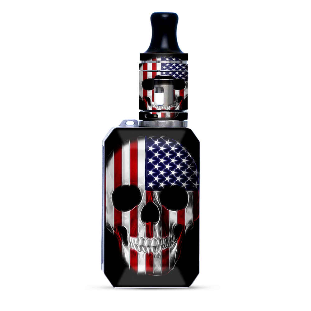 American Skull Flag In Skull