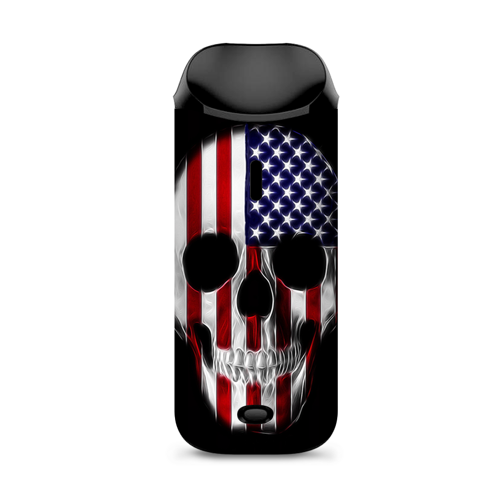  American Skull Flag In Skull Vaporesso Nexus AIO Kit Skin