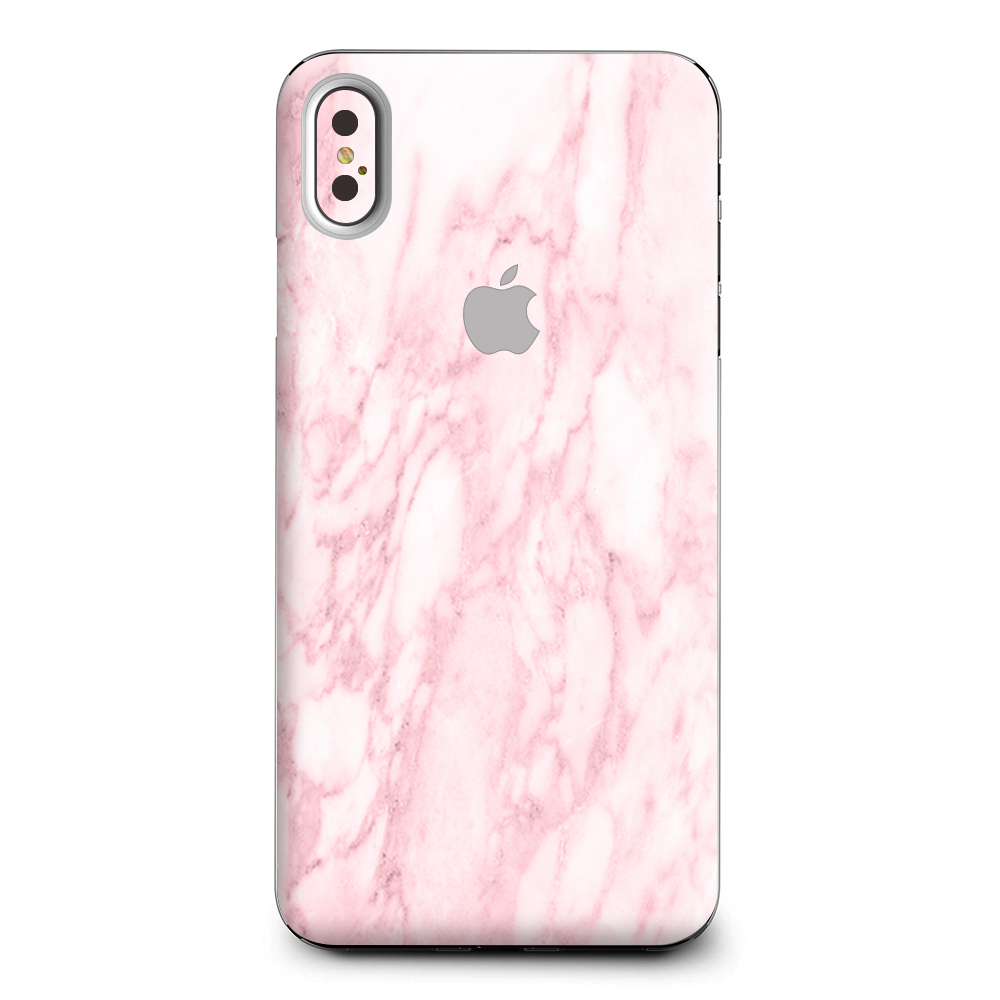 Rose Pink Marble Pattern Apple iPhone XS Max Skin