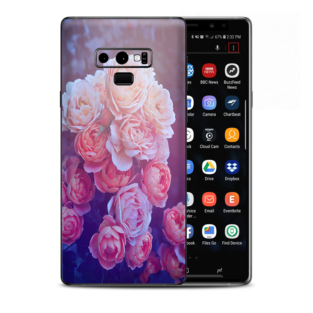 Pink Roses Samsung Galaxy Note 9 Skin