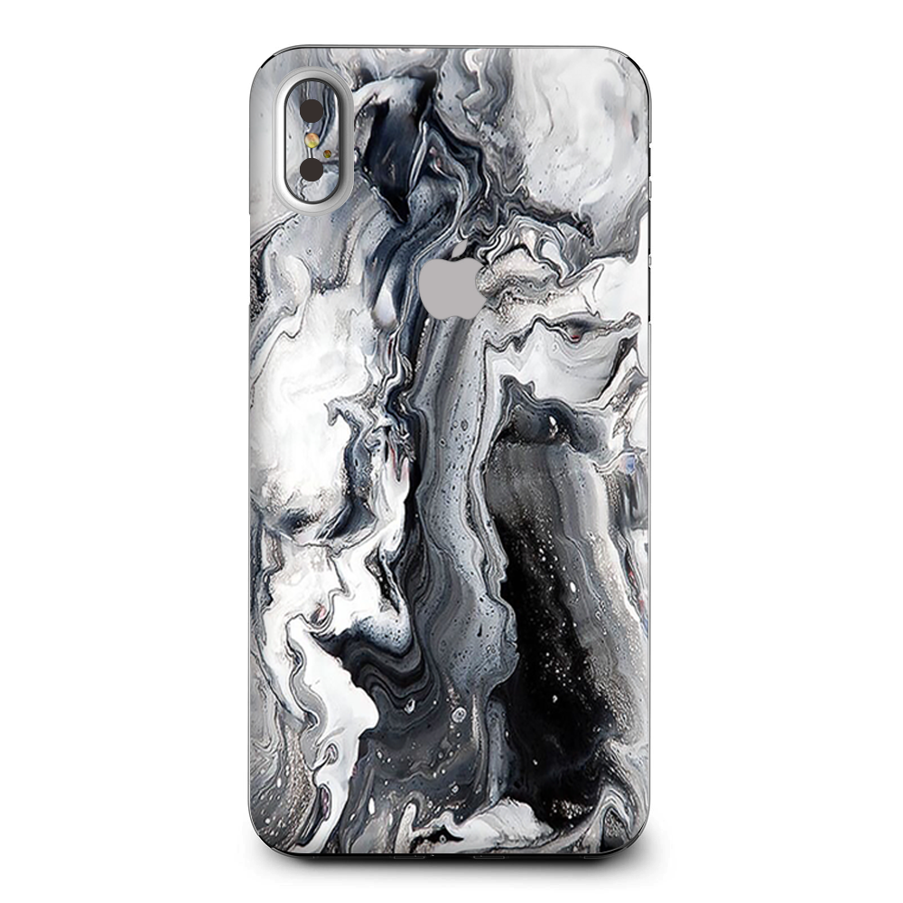 Marble White Grey Swirl Beautiful Apple iPhone XS Max Skin