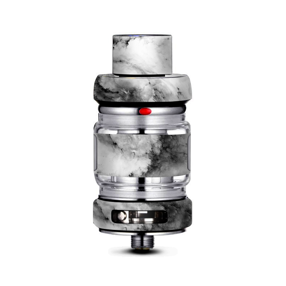  Black White Swirls Marble Granite Freemax Mesh Pro Tank Skin