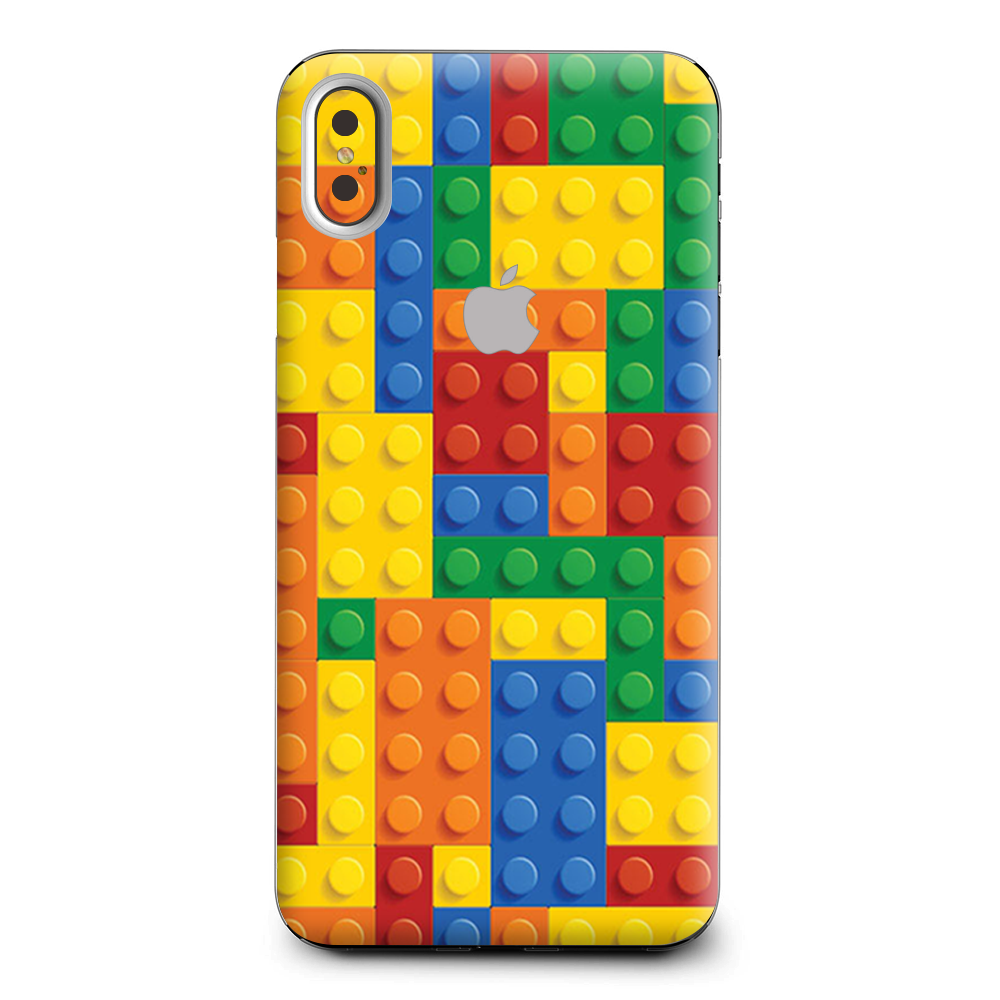 Playing Blocks Bricks Colorful Snap Apple iPhone XS Max Skin