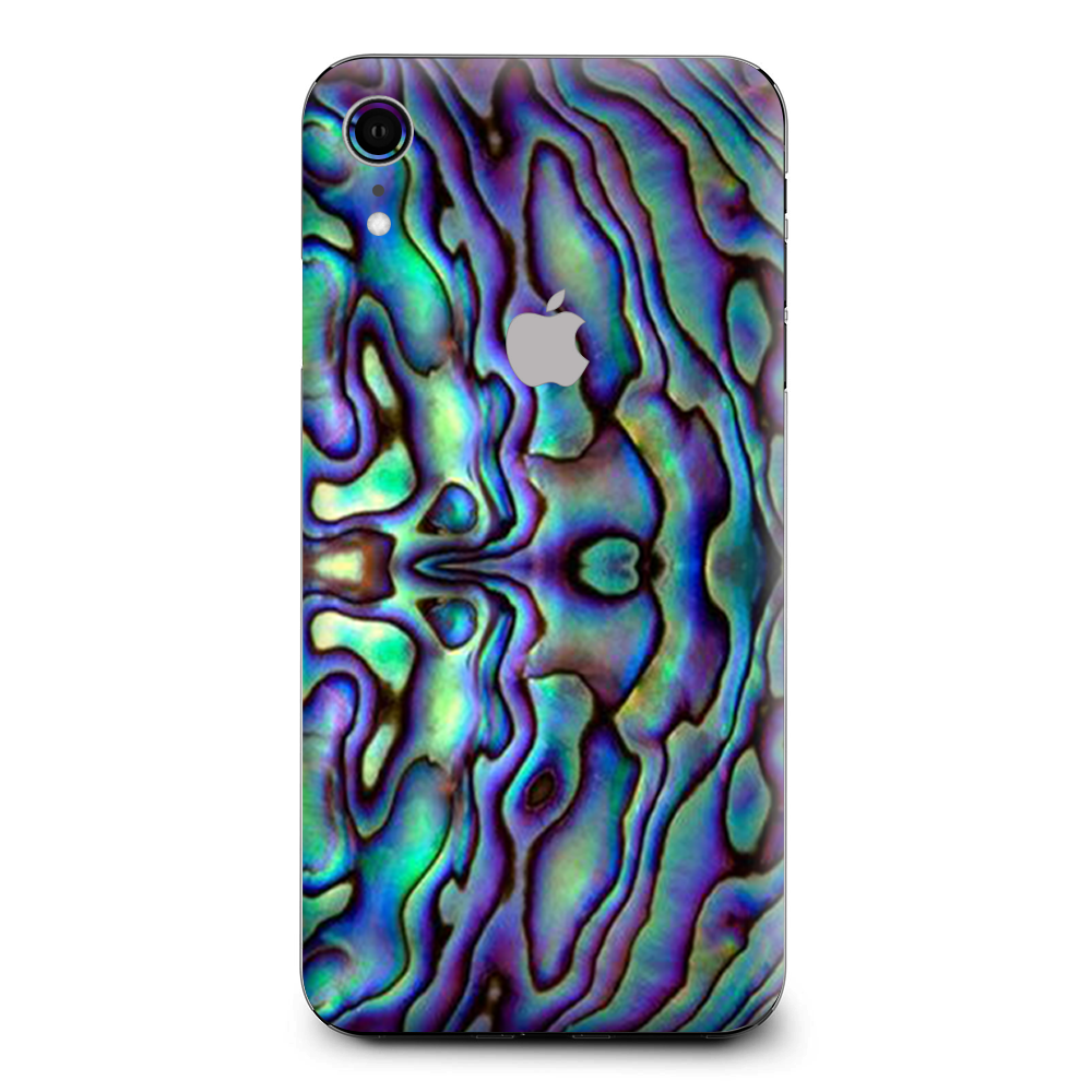 Abalone Sea Shell Green Blue Purple Apple iPhone XR Skin