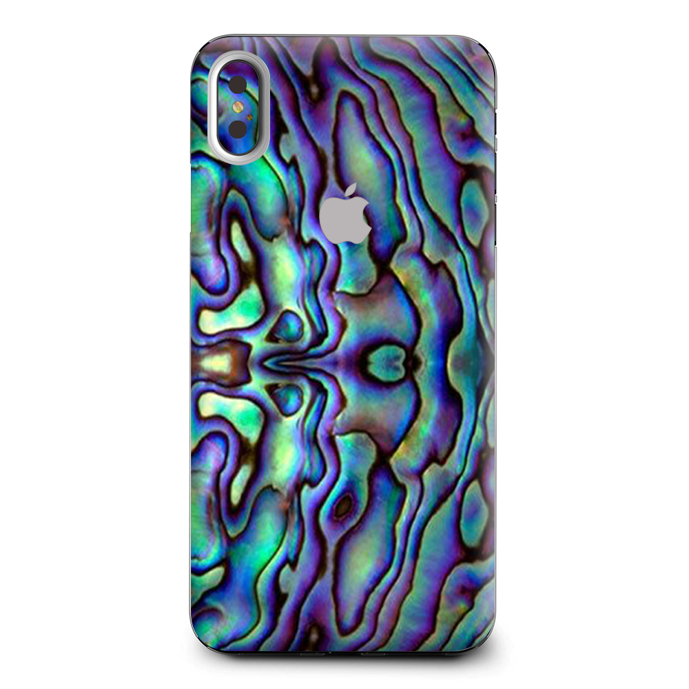 Abalone Sea Shell Green Blue Purple Apple iPhone XS Max Skin