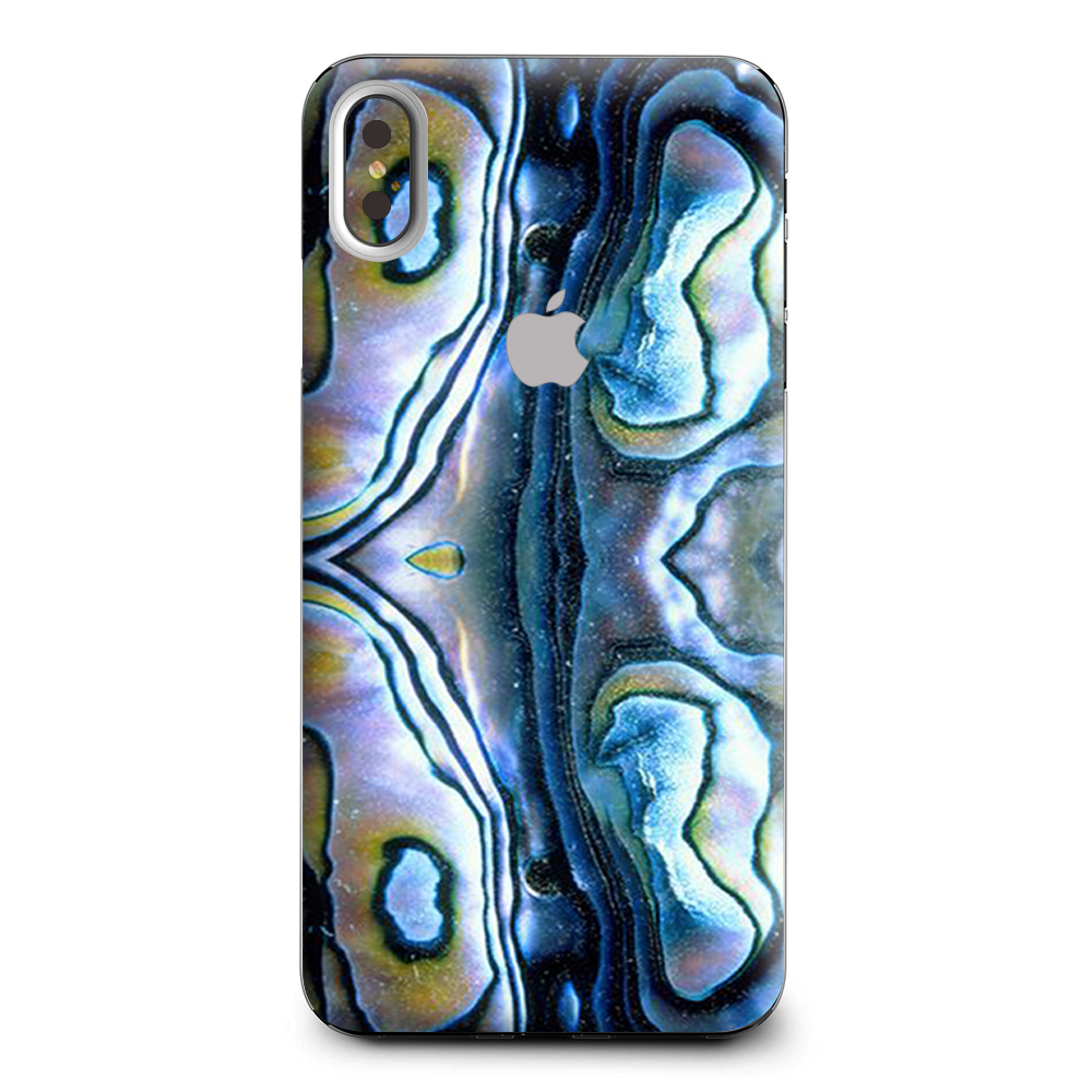 Abalone Aulon Sea Shells Pattern Crystal Apple iPhone XS Max Skin