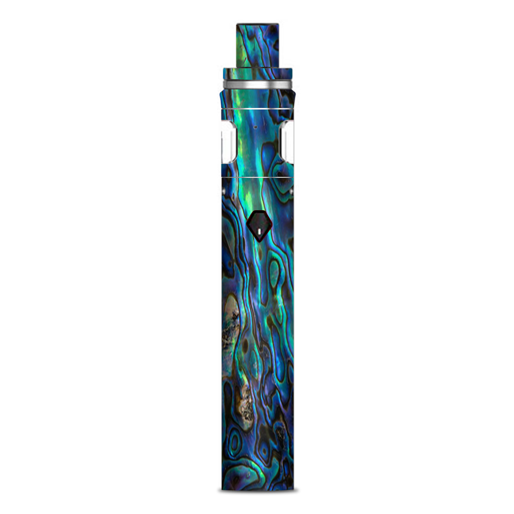  Abalone Shell Green Swirl Blue Gold Smok Nord AIO 19 Skin