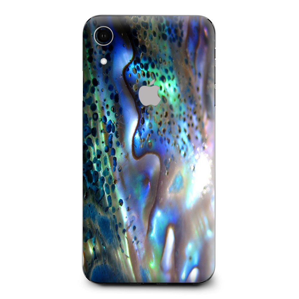 Abalone Pearl Sea Shell Green Blue Apple iPhone XR Skin