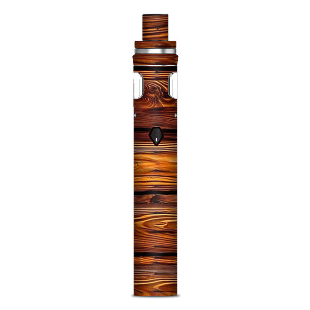  Red Deep Mahogany Wood Pattern Smok Nord AIO 19 Skin