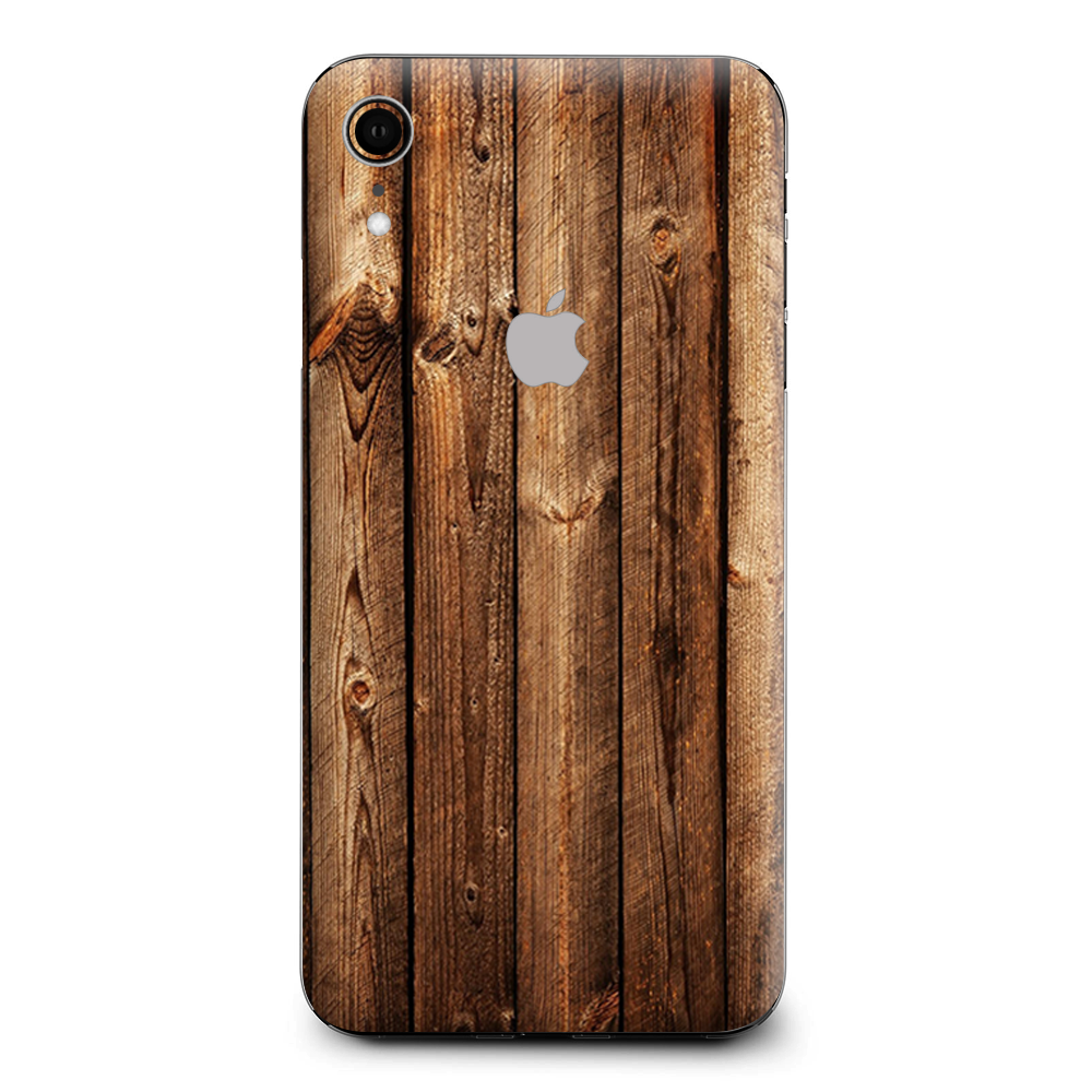 Wood Panels Cherry Oak Apple iPhone XR Skin