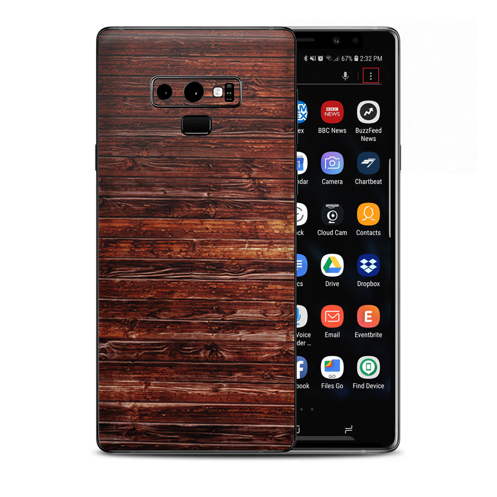 Redwood Design Aged Reclaimed Samsung Galaxy Note 9 Skin