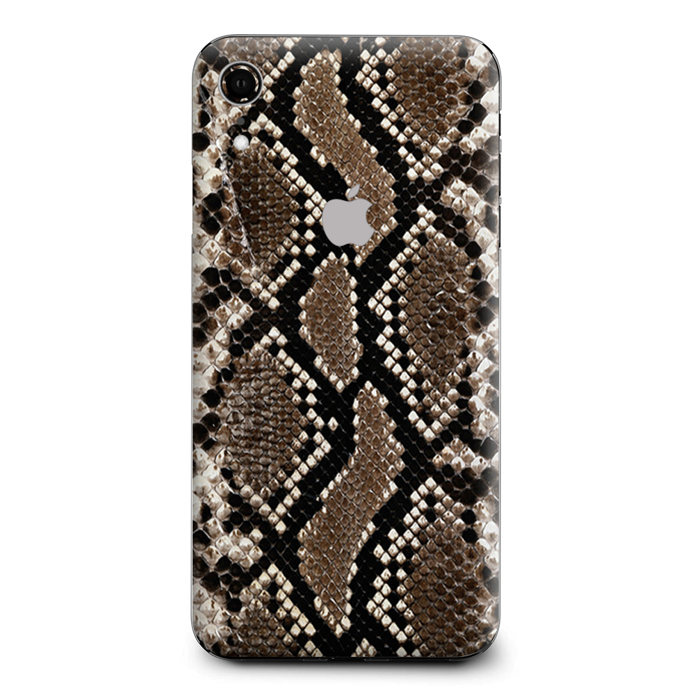 Snakeskin Rattle Python Skin Apple iPhone XR Skin