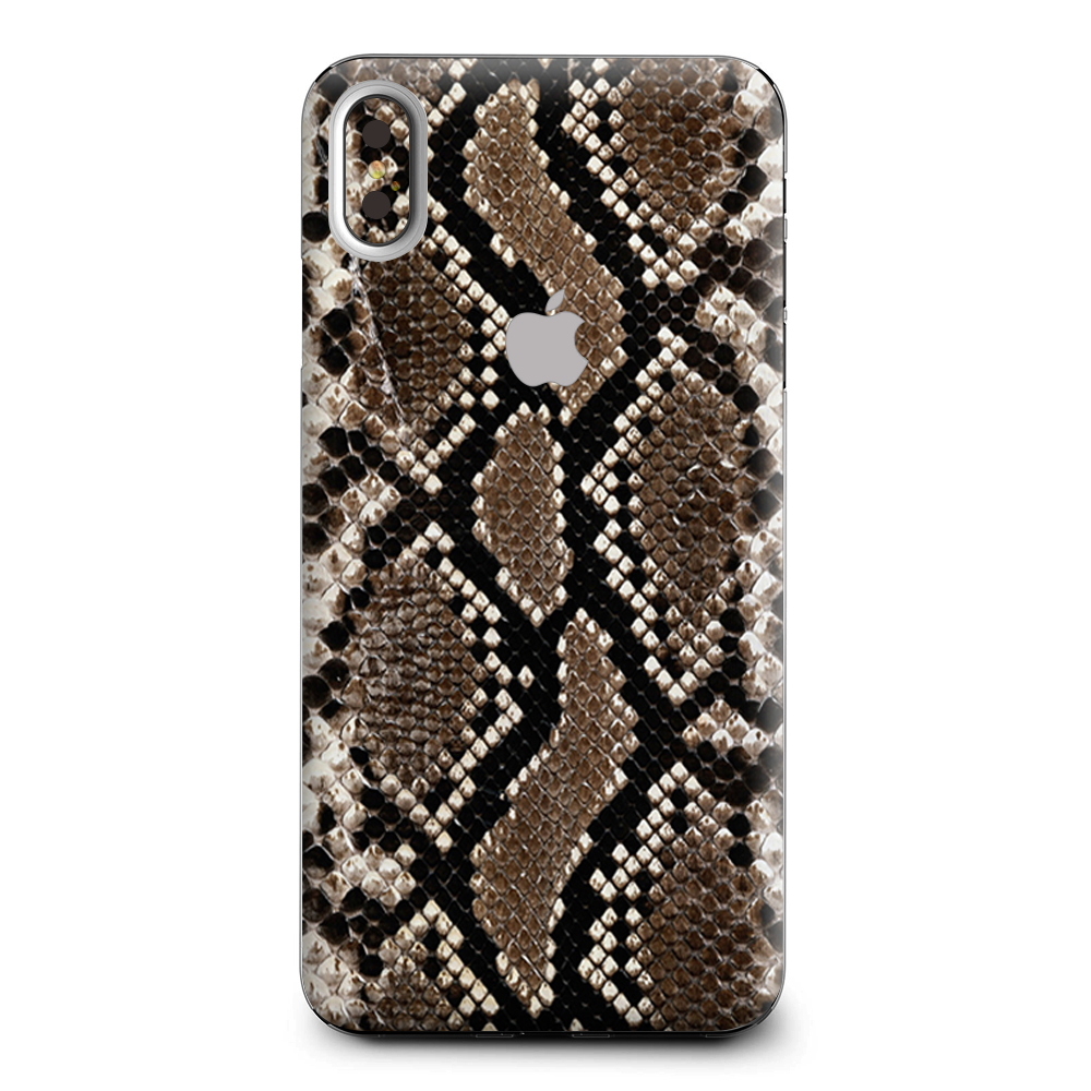 Snakeskin Rattle Python Skin Apple iPhone XS Max Skin