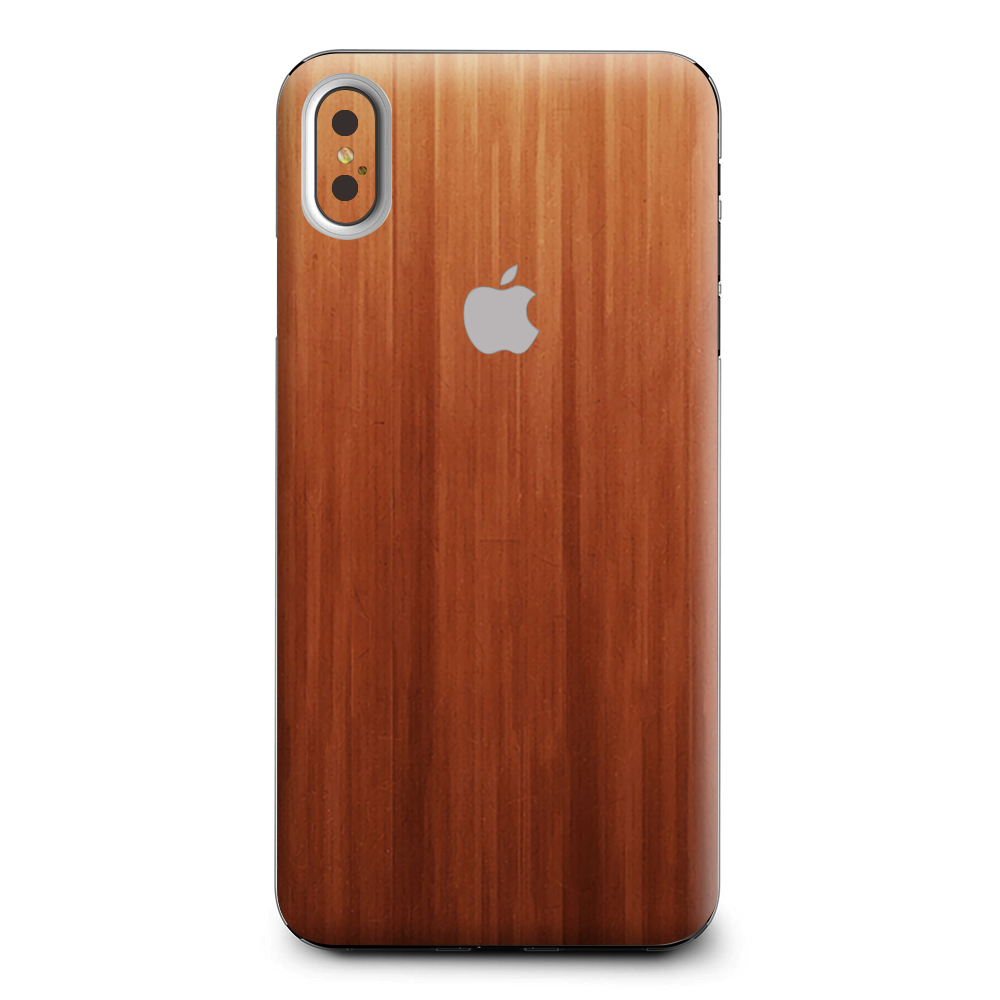 Smooth Maple Walnut Wood Apple iPhone XS Max Skin