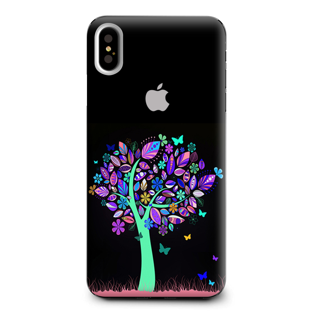 Living Tree Butterfly Colorful Apple iPhone XS Max Skin