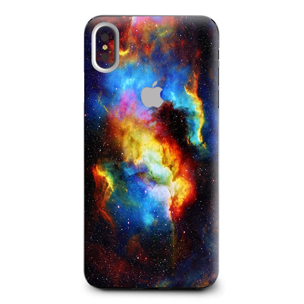 Space Gas Nebula Colorful Galaxy Apple iPhone XS Max Skin