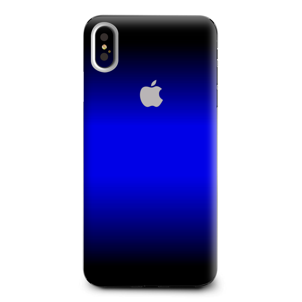 Electric Blue Glow Solid Apple iPhone XS Max Skin