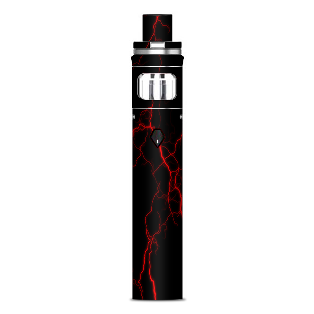  Red Lightning Bolts Electric Smok Nord AIO Stick Skin