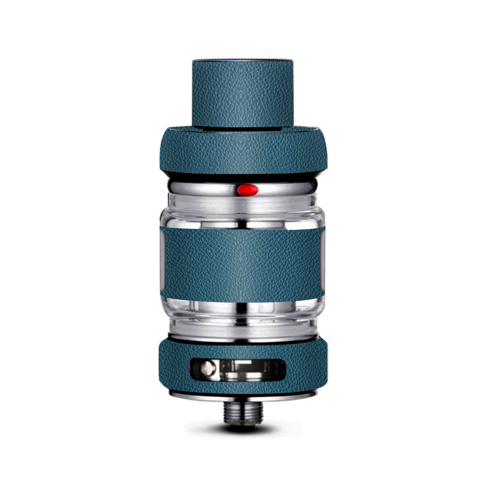  Blue Teal Leather Pattern Look Freemax Mesh Pro Tank Skin