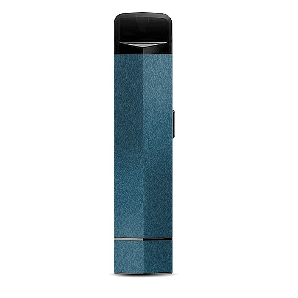  Blue Teal Leather Pattern Look Suorin Edge Pod System Skin