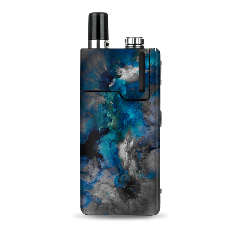  Blue Grey Painted Clouds Watercolor Lost Orion Q Skin