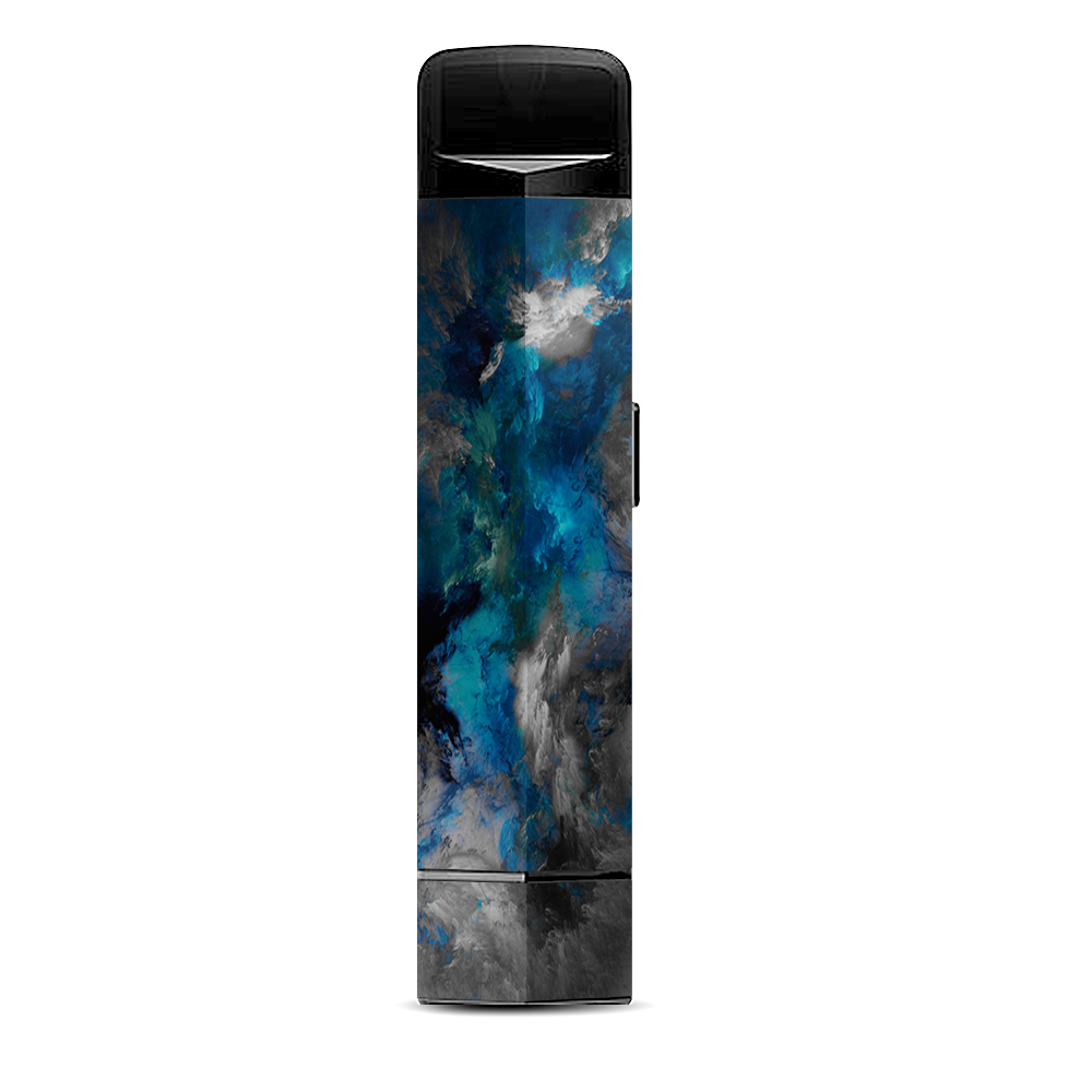  Blue Grey Painted Clouds Watercolor Suorin Edge Pod System Skin