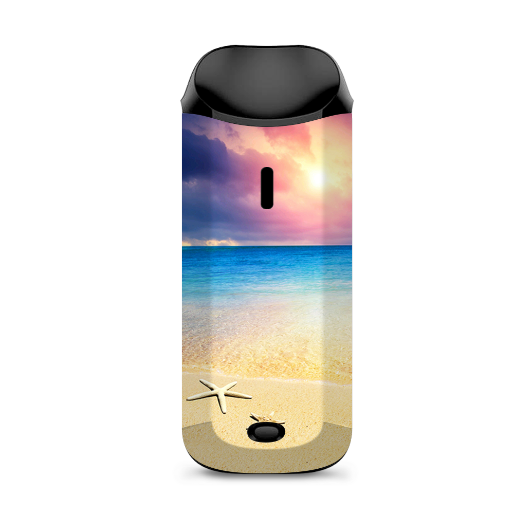  Starfish On The Sand Beach Sunset Vaporesso Nexus AIO Kit Skin