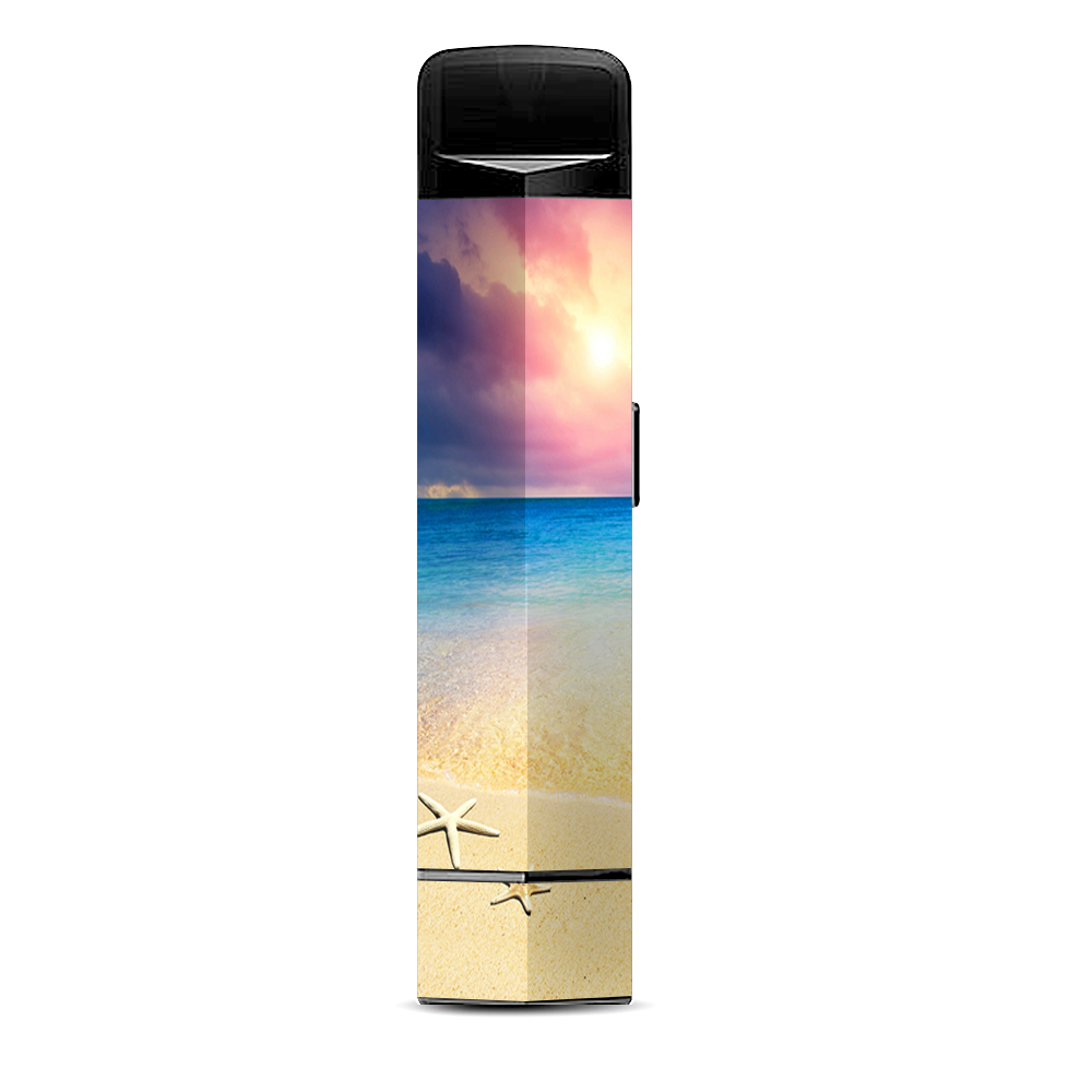  Starfish On The Sand Beach Sunset Suorin Edge Pod System Skin