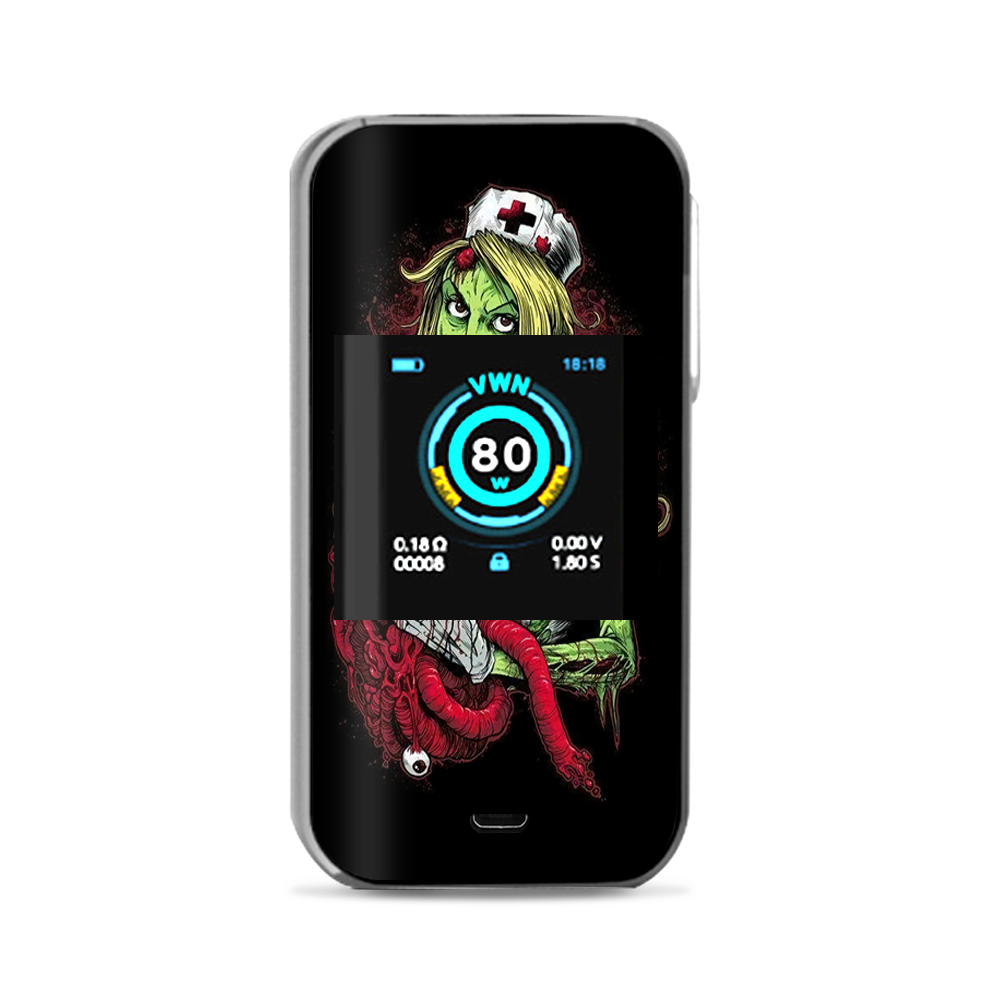  Zombie Nurse Eating Flesh Vaporesso Luxe Nano Kit Skin