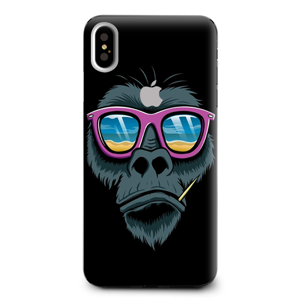 Chimp Toothpick Sunglasses Apple iPhone XS Max Skin