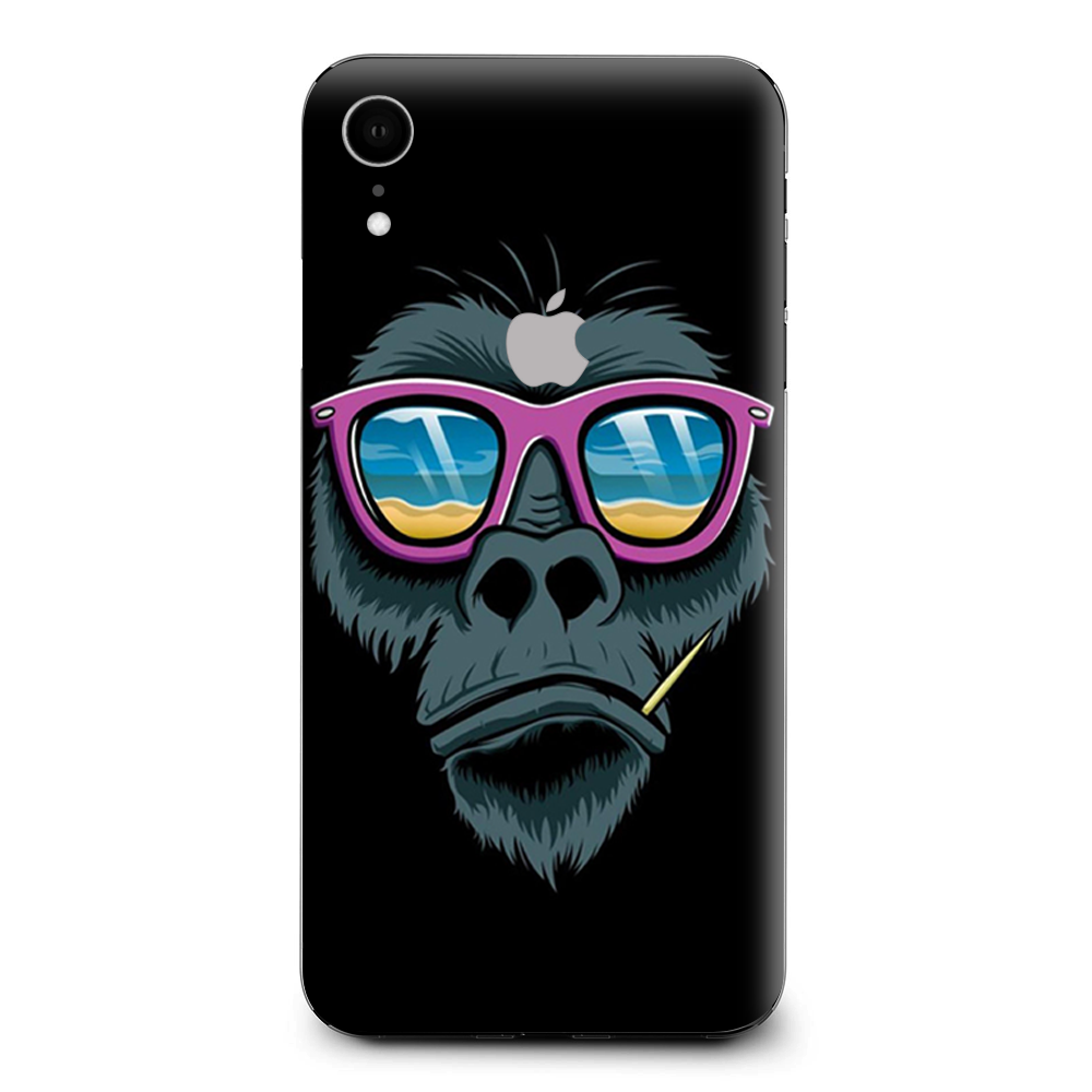Chimp Toothpick Sunglasses Apple iPhone XR Skin