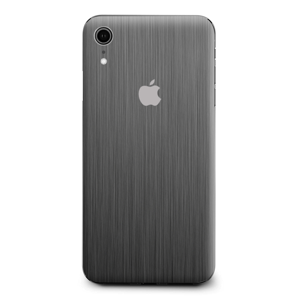 Brushed Metallic Pattern Apple iPhone XR Skin