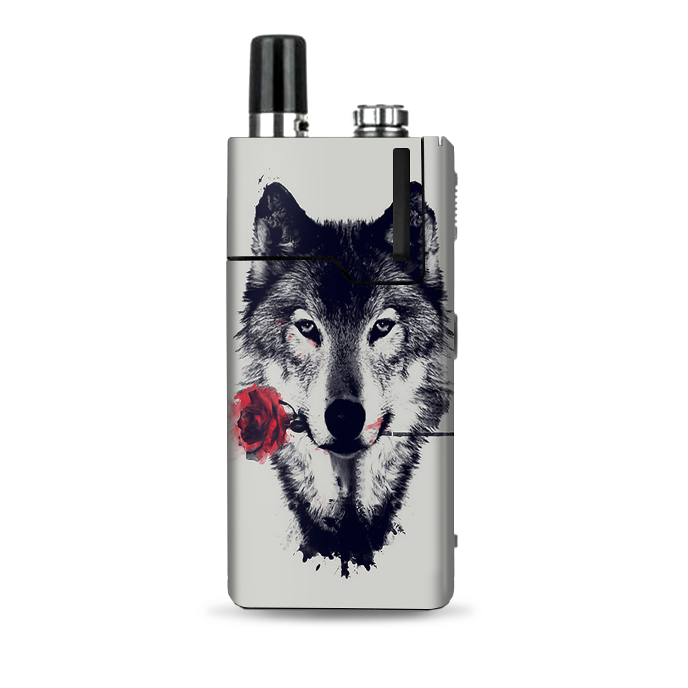  Wolf With Rose In Mouth Lost Orion Q Skin