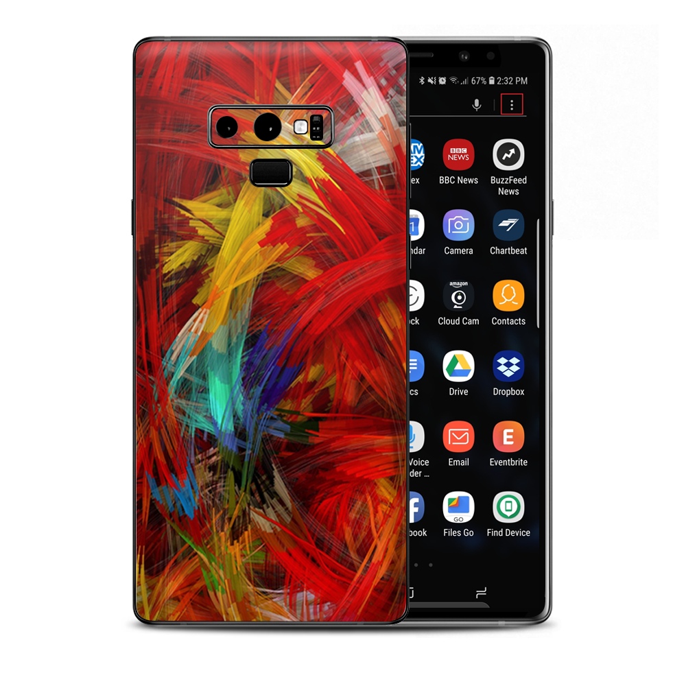 Paint Strokes Samsung Galaxy Note 9 Skin