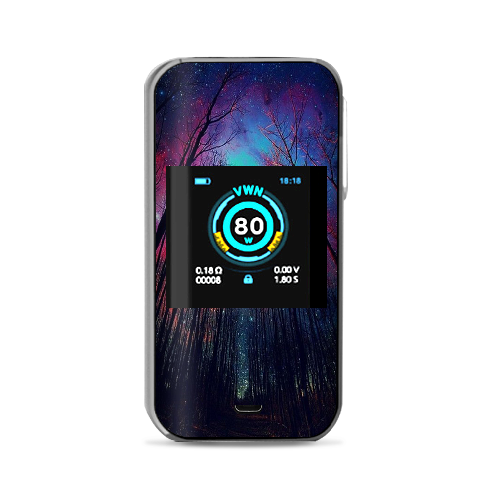  Galaxy Sky Through Trees Forest Vaporesso Luxe Nano Kit Skin