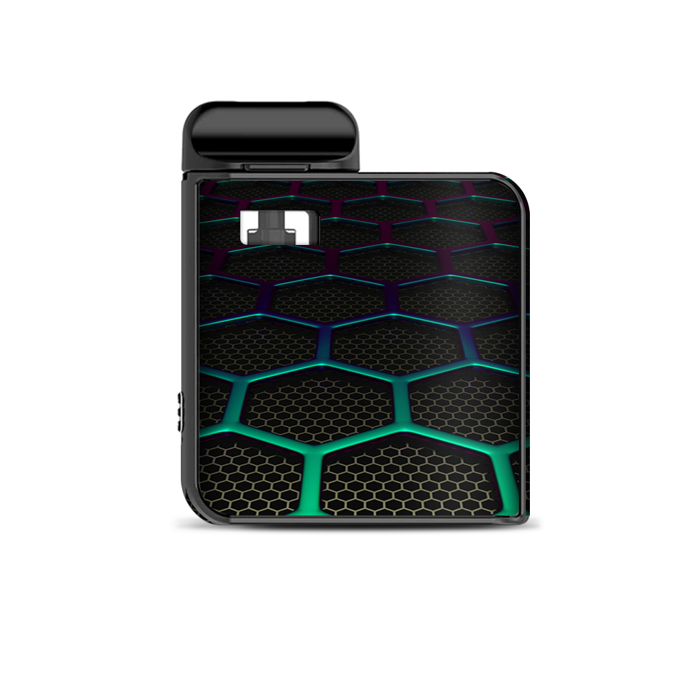  Metal Grid Futuristic Panel Smok Mico Kit Skin